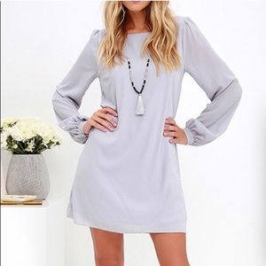 Lulus light purple shift dress